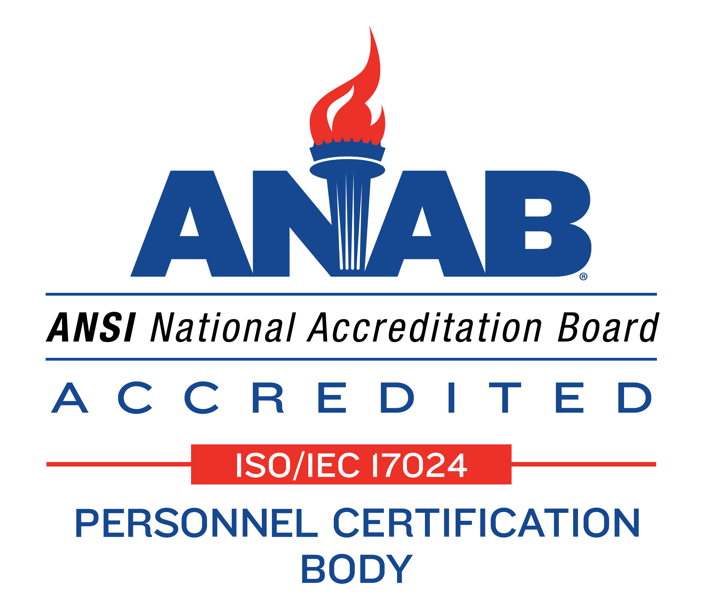 ANAB Symbol CMYK 17024 Personnel Certification Body-White Bkgr